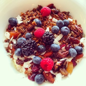 High Road Brasserie - Granola and yogurt! (Available for breakfast) - French Near Me - London, XGL High Road Brasserie - Granola and yogurt! (Available for breakfast) - French Near Me - London, XGL