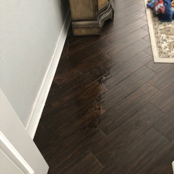 Cool Breeze Heating & Air - The floor where the leak dripped when I first saw it. - Heating & Air Conditioning/HVAC Near Me - Port Orange, Florida