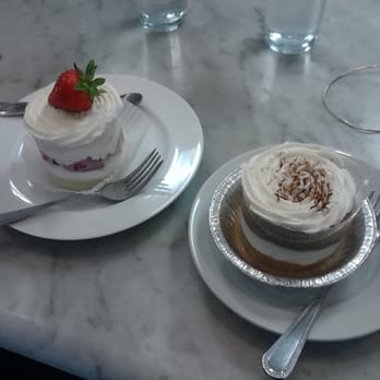 Perfectly Sweet - Strawberry shortcake and tres leches cake with coffee.........freaking delicious - Bakeries Near Me - Alhambra, California