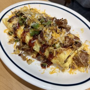 IHOP - NEW Bold BBQ Pulled Pork Omelette - Breakfast & Brunch Near Me - Elk Grove, California IHOP - NEW Bold BBQ Pulled Pork Omelette - Breakfast & Brunch Near Me - Elk Grove, California
