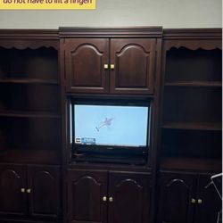 Dreamscapes - Extra Large Entertainment Center Removal