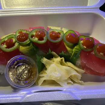 Heemo Sushi - Aloha roll with tuna - Sushi Bars Near Me - Orange, California