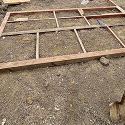 Chevez Landscaping - Deck frame 10'x6'