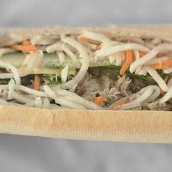 Paris Banh Mi - Shredded chicken--Extremely SALTY