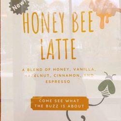 Crossroads Café - Wow this is new, the Honey Bee Latte
