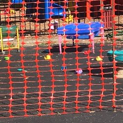 Southern Hills United Methodist Church - SHECP never picked up toys or cleaned out the tables all summer. This was taken on Sunday. SO NASTY
