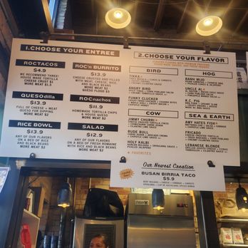 ROCTACO - Menu - Tacos Near Me - Salt Lake City, Utah