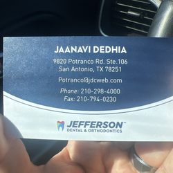 Jefferson Dental & Orthodontics - Potranco - Dentist that refused to treat my abscess.