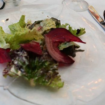 Froggy's French Cafe - Complementary salad with delicious vinegrette - French Near Me - Highwood, Illinois