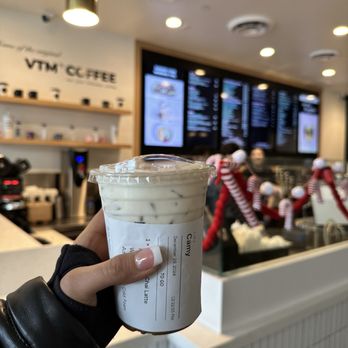 Blk Dot Coffee - Iced VTM Chai Tea Latte  Instagram: @hungrytamale - Coffee & Tea Near Me - Newport Beach, California