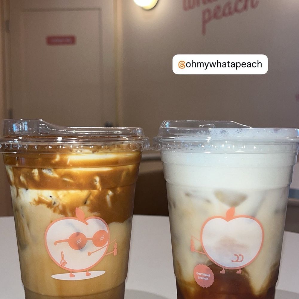 Cookie Butter Latte and Iced Latte