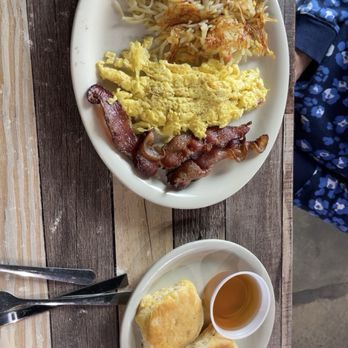 R & K Cafe - Scrambled Eggs, bacon, hash browns , biscuit - Breakfast & Brunch Near Me - Hudson Oaks, Texas R & K Cafe - Scrambled Eggs, bacon, hash browns , biscuit - Breakfast & Brunch Near Me - Hudson Oaks, Texas