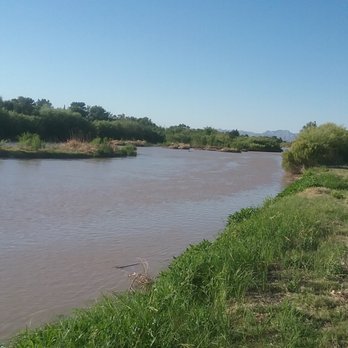 River Park Trail - The river is flowing - Parks Near Me - El Paso, Texas