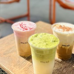 mu.sō coffee - Lychee matcha