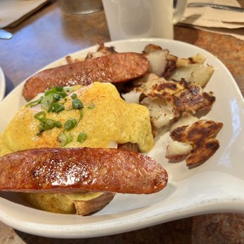 Huckleberry’s - Cajun eggs Benedict with andouille sausage - Breakfast & Brunch Near Me - Concord, California Huckleberry’s - Cajun eggs Benedict with andouille sausage - Breakfast & Brunch Near Me - Concord, California