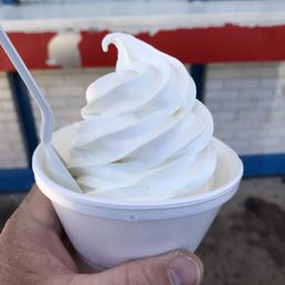 Medium vanilla in a cup. Excellent flow texture and creaminess. Size is great too.