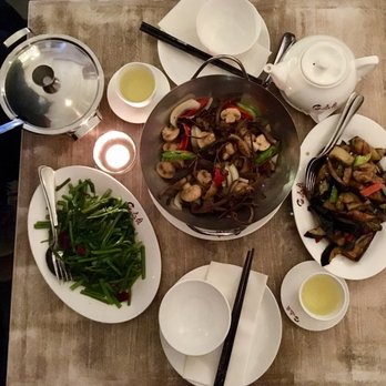 Tian Fu - Water spinach c chili, spicy variety of mushrooms, eggplant c soy sauce - Chinese Near Me - Berlin, BE Tian Fu - Water spinach c chili, spicy variety of mushrooms, eggplant c soy sauce - Chinese Near Me - Berlin, BE