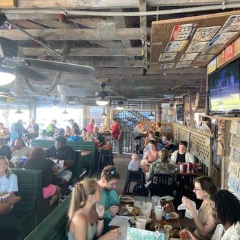 Peg Leg Pete's - Packed patio! - Seafood Near Me - Pensacola Beach, Florida Peg Leg Pete's - Packed patio! - Seafood Near Me - Pensacola Beach, Florida