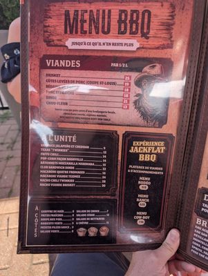 Menu photo 3 Jack Flat BBQ Laval, QC