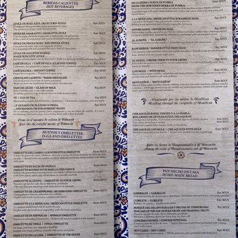 El Rinconcito Poblano - Menu - Mexican Near Me - Tijuana, BCN