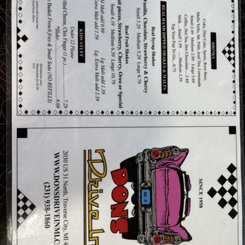 Don's Drive In - American Near Me - Traverse City, Michigan