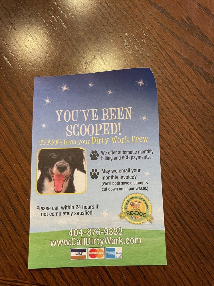 DIRTY WORK POOPER SCOOPER SERVICE Updated August 2024 24 Photos