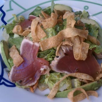 Cafe Santorini - Ahi Tuna Salad - Italian Near Me - Pasadena, California Cafe Santorini - Ahi Tuna Salad - Italian Near Me - Pasadena, California