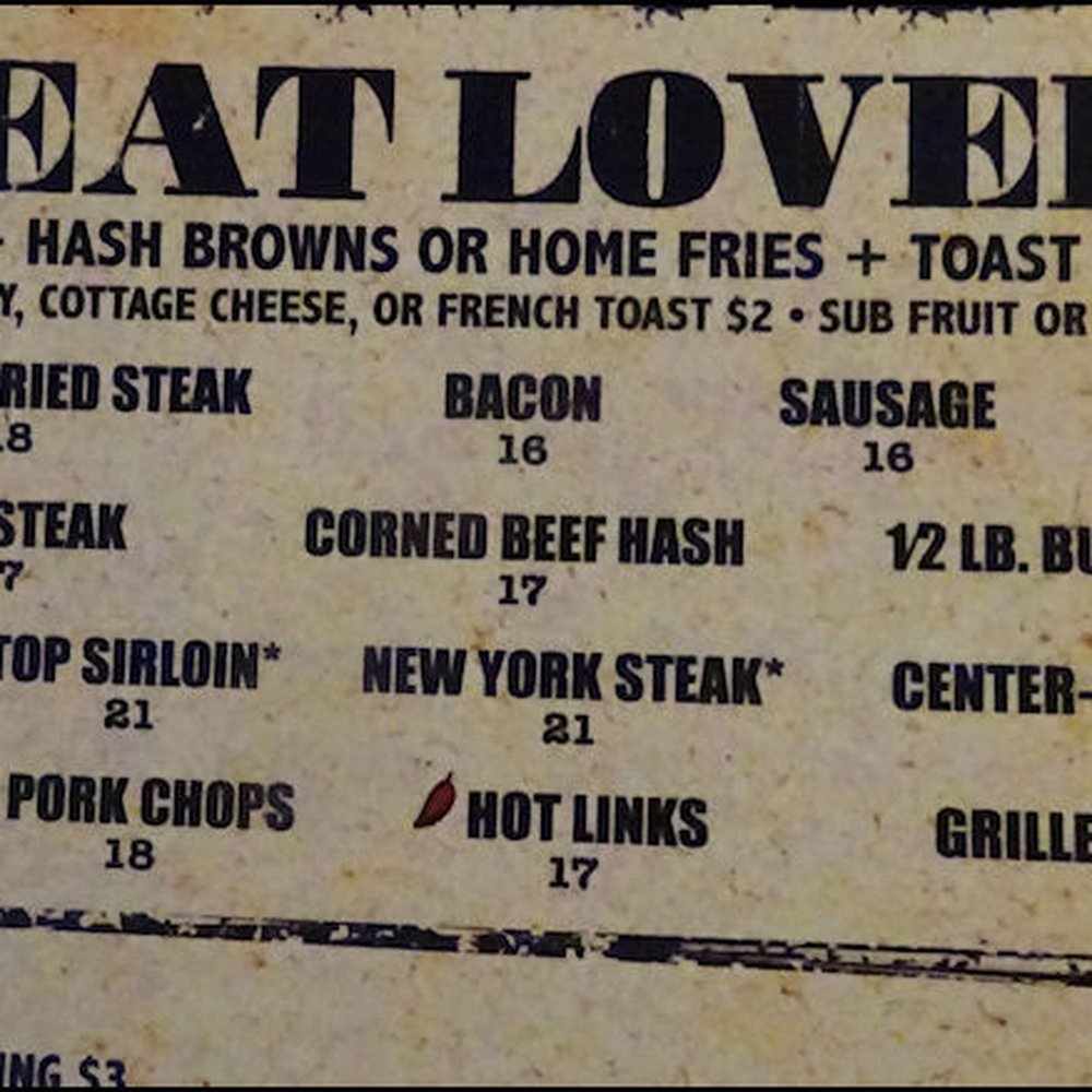 TJ's Roadhouse - "Meat Lovers" headlines the breakfast menu and I went with "Tri-tip." How could I resist? - American Near Me - Colfax, California TJ's Roadhouse - "Meat Lovers" headlines the breakfast menu and I went with "Tri-tip." How could I resist? - American Near Me - Colfax, California