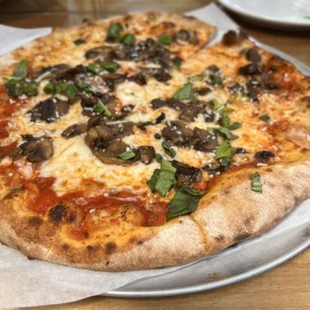 West First Wood-Fired - 13" Regular Mushroom Pizza Lunch - Pizza Near Me - Hendersonville, North Carolina West First Wood-Fired - 13" Regular Mushroom Pizza Lunch - Pizza Near Me - Hendersonville, North Carolina