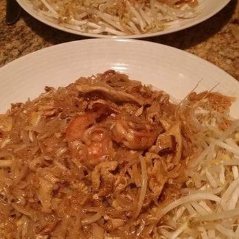 Brown Sugar Cafe - Two orders of country style pad thai, extra spicy :) - Thai Near Me - Boston, Massachusetts