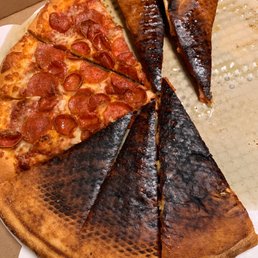 four slices of pizza in a box four slices of pizza in a box
