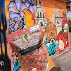 Dirty T Tamarindo - Gusher Tamarind Candy, mural outside retail location