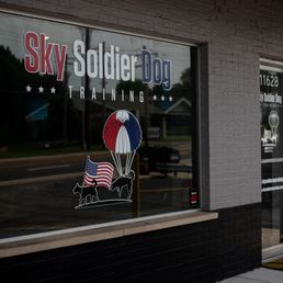 Exterior outside entrance of Sky Soldier Dog Training - St. Louis, Missouri Exterior outside entrance of Sky Soldier Dog Training - St. Louis, Missouri