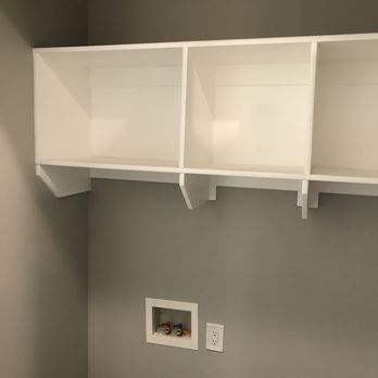Best Handyman Services - After. The bottoms have been cut off and the area repainted. Enough room for a tall washer and dryer now. - Handyman Near Me
