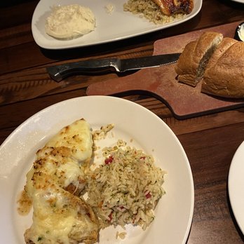 LongHorn Steakhouse - Parmesan Crusted Chicken and LongHorn(R) Salmon* - Steakhouses Near Me - Fort Collins, Colorado LongHorn Steakhouse - Parmesan Crusted Chicken and LongHorn(R) Salmon* - Steakhouses Near Me - Fort Collins, Colorado