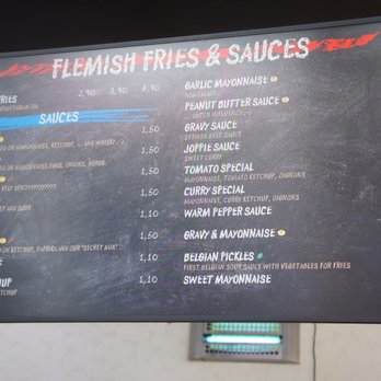 't Brugsch Friethuys - Menu - Belgian Near Me - Bruges, VWV