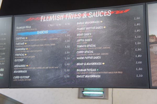 Menu photo 2 't Brugsch Friethuys Bruges, VWV