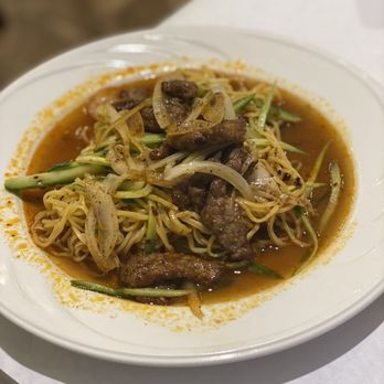 Dolan's - Kebab noodle - this dish is served cold and has a spicy and tangy flavor - Asian Fusion Near Me - Alhambra, California Dolan's - Kebab noodle - this dish is served cold and has a spicy and tangy flavor - Asian Fusion Near Me - Alhambra, California