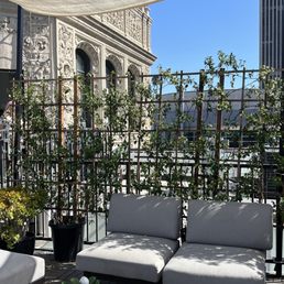 Rooftop lounge
