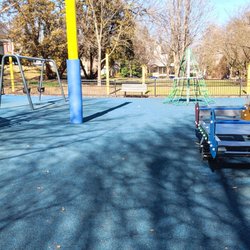 Media Tot Lot - Media Tot Lot -- overhead shade canopy is removed in winter