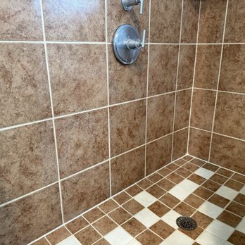 Aqua Grout & Powerwash - After photo of shower - Grout Services Near Me Aqua Grout & Powerwash - After photo of shower - Grout Services Near Me