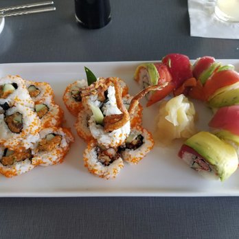 Hilo Bay Cafe - Rainbow roll, softshell crab roll and spicey tuna - New American Near Me - Hilo, Hawaii Hilo Bay Cafe - Rainbow roll, softshell crab roll and spicey tuna - New American Near Me - Hilo, Hawaii
