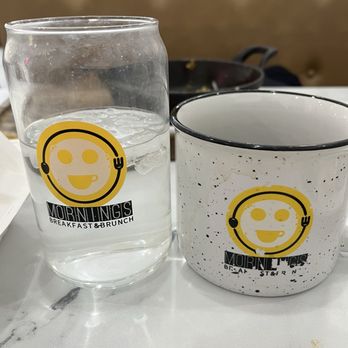 Mornings Breakfast & Brunch - Servingware adorned with cute logo. The coffee is very good! - Breakfast & Brunch Near Me - Indianapolis, Indiana Mornings Breakfast & Brunch - Servingware adorned with cute logo. The coffee is very good! - Breakfast & Brunch Near Me - Indianapolis, Indiana