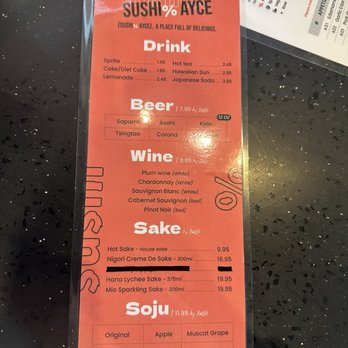 Sushi%AYCE/All You Can Eat - Drink Menu - Sushi Bars Near Me - Seattle, Washington Sushi%AYCE/All You Can Eat - Drink Menu - Sushi Bars Near Me - Seattle, Washington