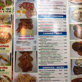 Rice and Beans Diner - Menu - Spanish Near Me - Harrisburg, Pennsylvania