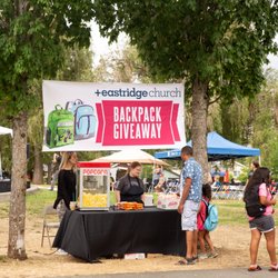 Annual backpack giveaway