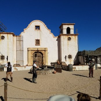 Old Tucson - Stunt reenactment at the mission set - Amusement Parks Near Me - Tucson, Arizona Old Tucson - Stunt reenactment at the mission set - Amusement Parks Near Me - Tucson, Arizona