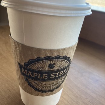 Maple Street Biscuit Company - Riverview - Maple vanilla latte with oatmilk - amongst the best lattes I've ever tried - not too sweet - Breakfast & Brunch Near Me - Riverview, Florida