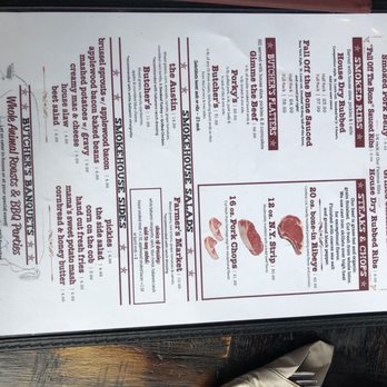 Butcher Bar - Menu of food and drinks - Barbeque Near Me - Astoria, New York Butcher Bar - Menu of food and drinks - Barbeque Near Me - Astoria, New York