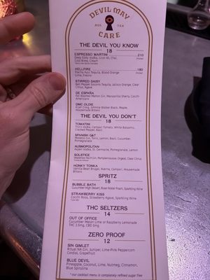 Menu photo 1 Devil May Care Austin, TX Menu photo 1 Devil May Care Austin, TX